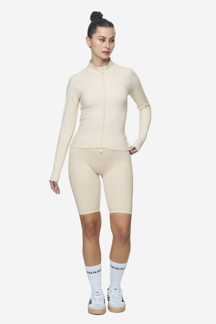 Pegador Maria Zip Longsleeve Coast Sand Große Rabatte