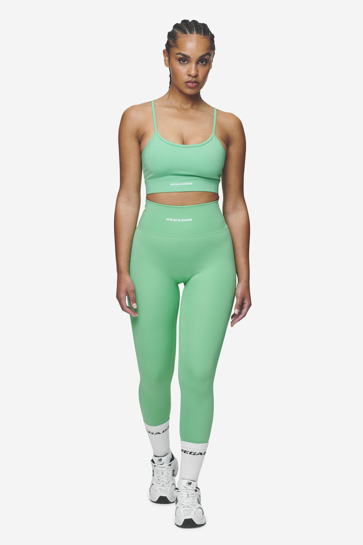Pegador Taja Sport Bra Peppermint Green White Räumungsverkauf