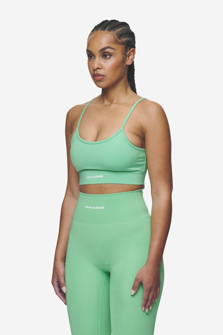 Pegador Taja Sport Bra Peppermint Green White Räumungsverkauf