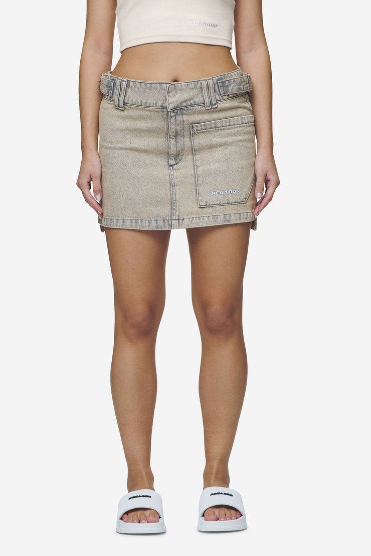 Pegador Antonia Cargo Mini Skirt Washed Coast Sand Super Sparpreis