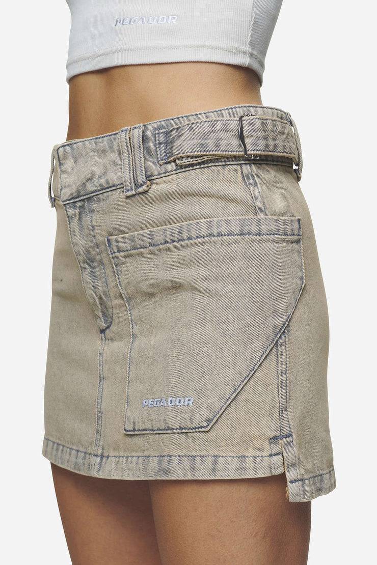 Pegador Antonia Cargo Mini Skirt Washed Coast Sand Super Sparpreis