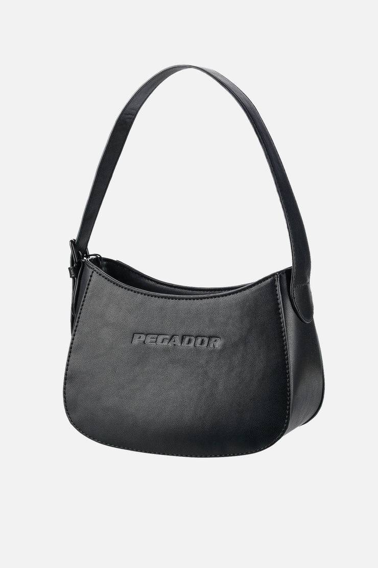 Pegador Mona Logo Faux Leather Handbag Black Bis zu 50% Rabatt