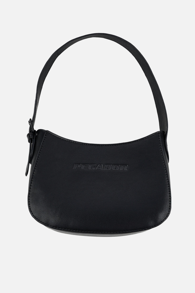 Pegador Mona Logo Faux Leather Handbag Black Bis zu 50% Rabatt