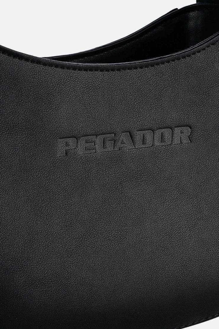 Pegador Mona Logo Faux Leather Handbag Black Bis zu 50% Rabatt