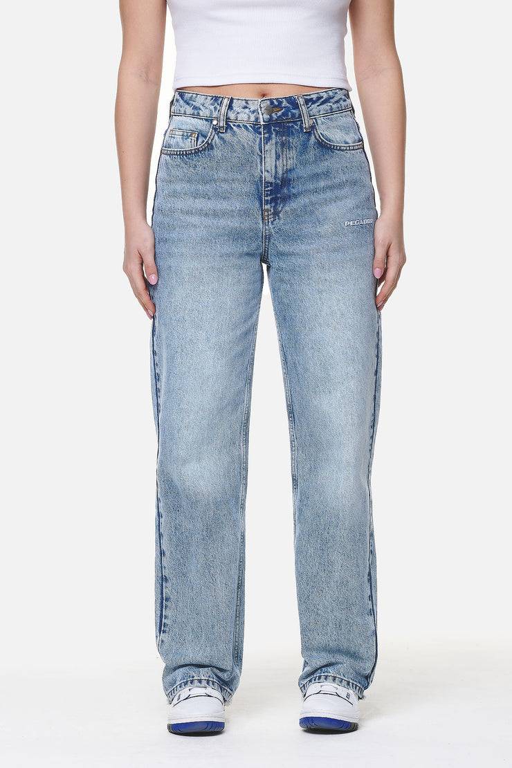 Pegador Allora Wide Jeans Bright Denim Blue Super Rabatt