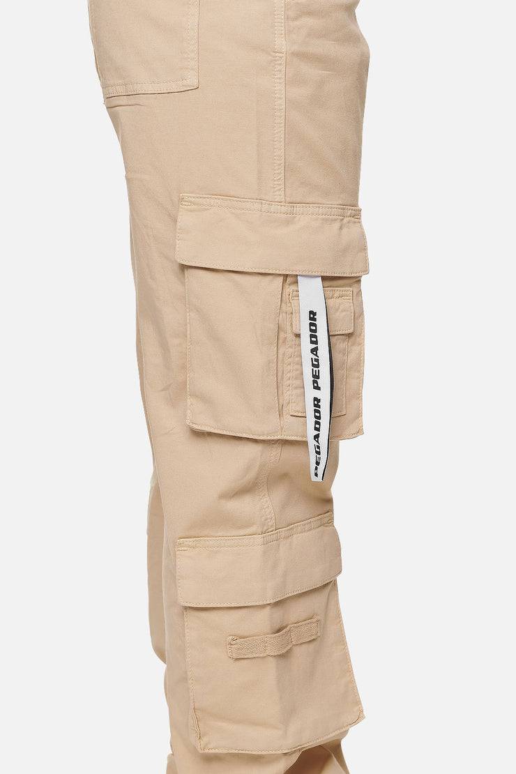 Pegador Tanami Wide Cargo Pants Washed Safari Sand Riesige Rabatte