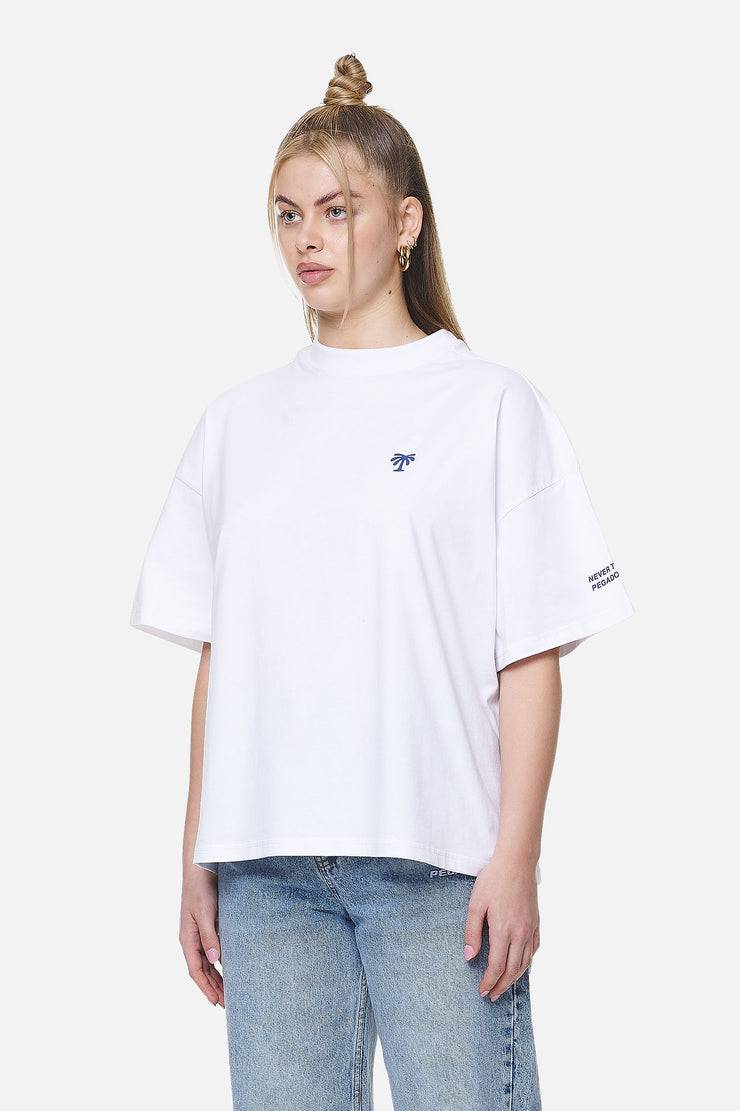 Pegador Palmyra Heavy Oversized Tee White Clearance-Verkauf