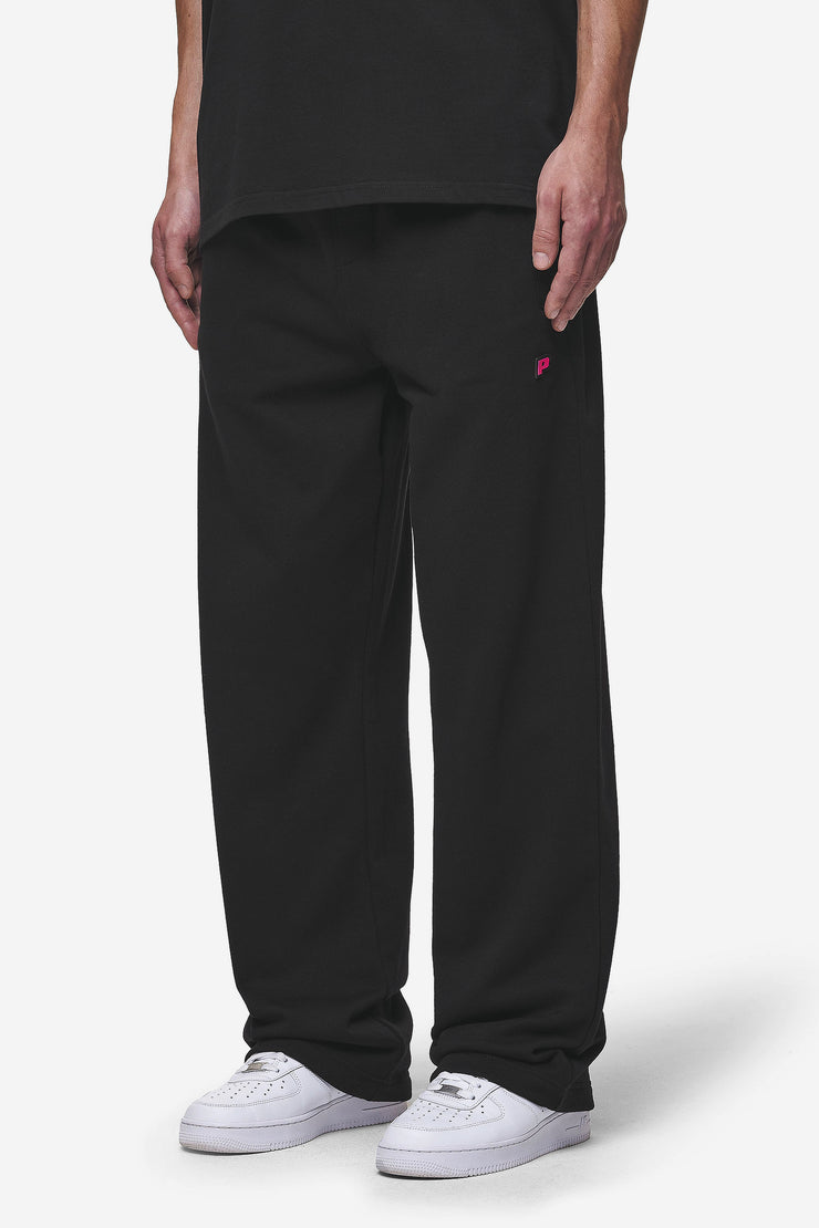Pegador Leono Loose Sweat Pants Washed Black Virtual Pink Gum Rabatte dieses Monats