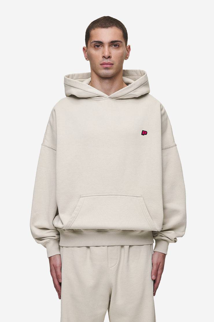 Pegador Leono Boxy Hoodie Washed Light Beige Virtual Pink Gum Outlet