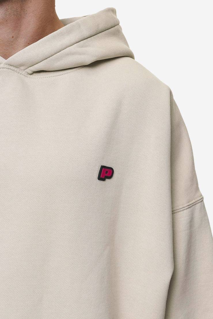 Pegador Leono Boxy Hoodie Washed Light Beige Virtual Pink Gum Outlet