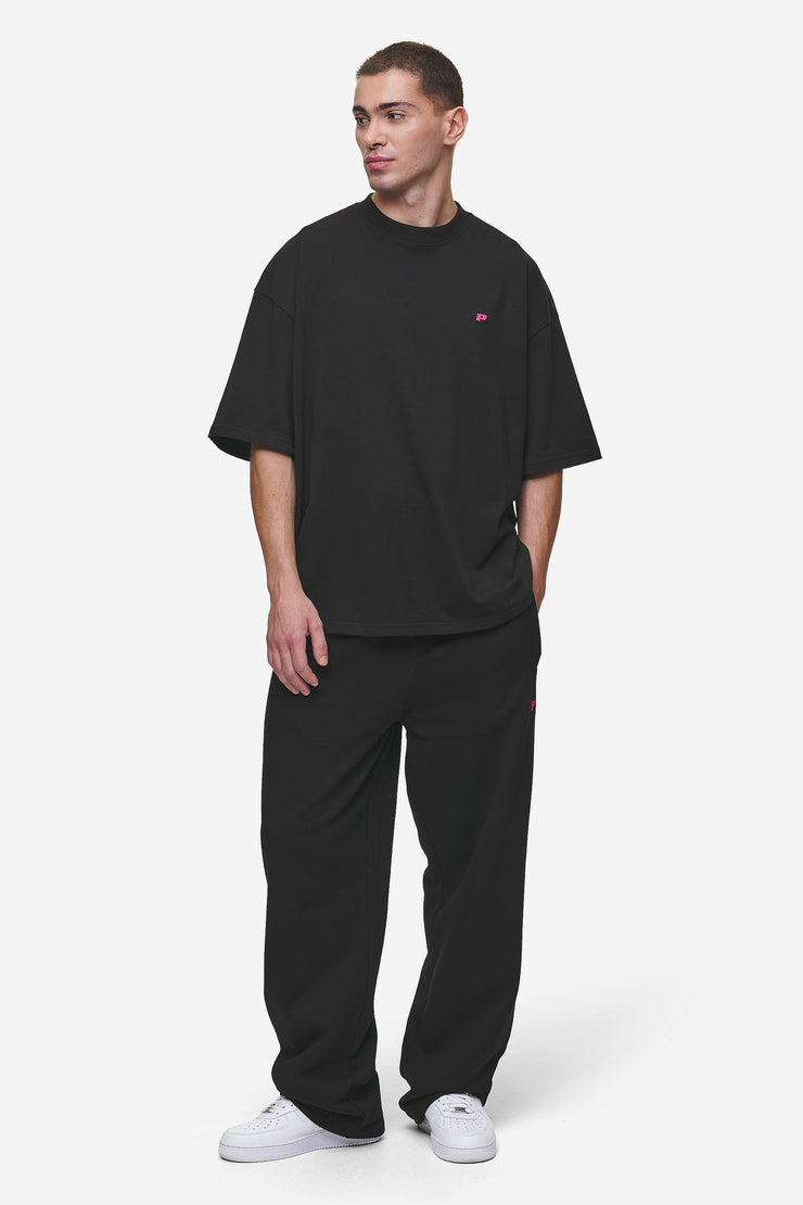 Pegador Leono Boxy Tee Washed Black Virtual Pink Gum Auslauf