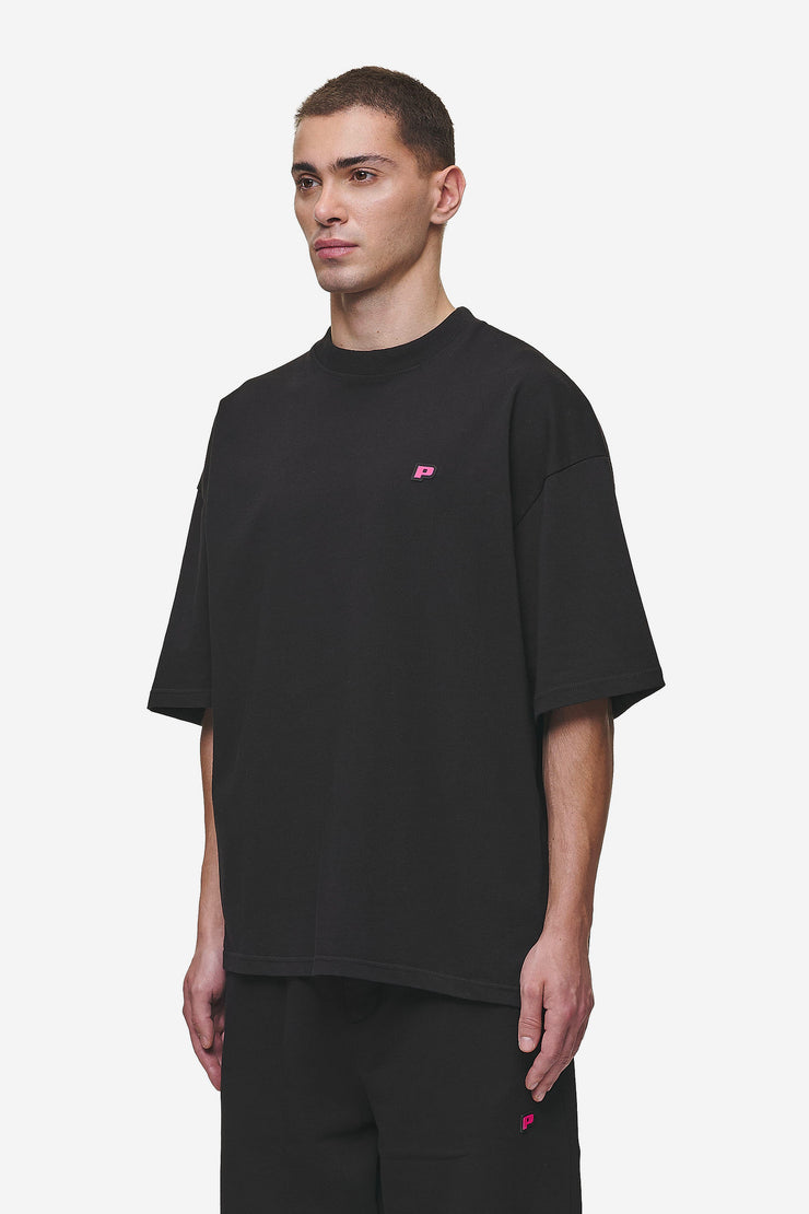 Pegador Leono Boxy Tee Washed Black Virtual Pink Gum Auslauf