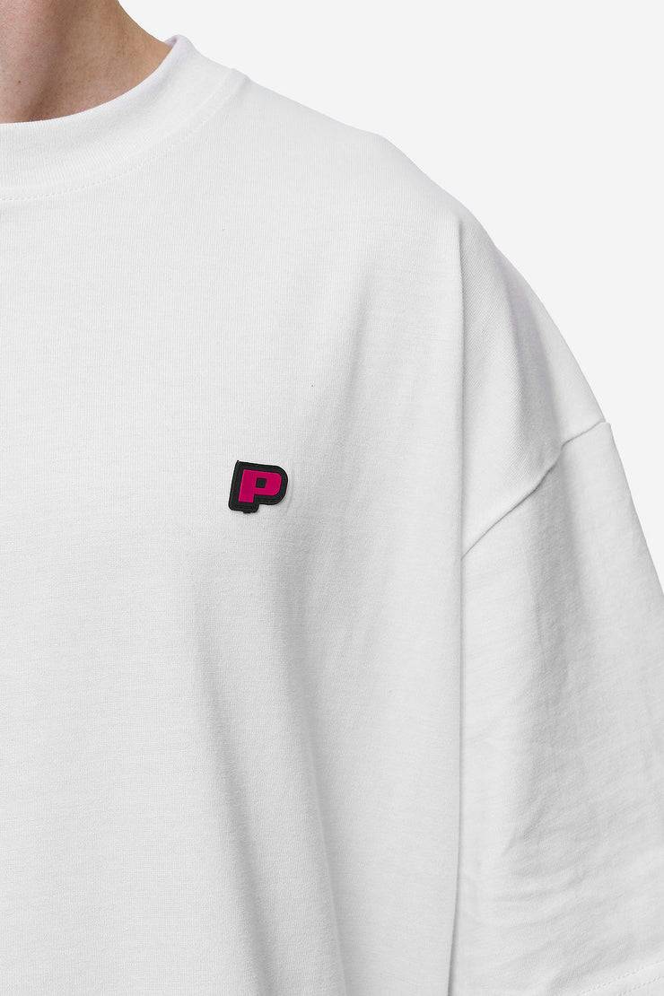 Pegador Leono Boxy Tee White Virtual Pink Gum Verkauf