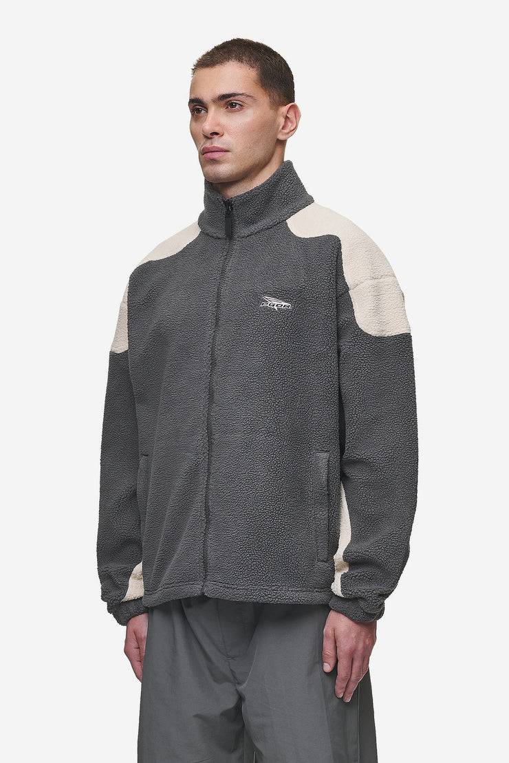 Pegador Willett Fleece Jacket Anthracite Light Beige Günstig kaufen