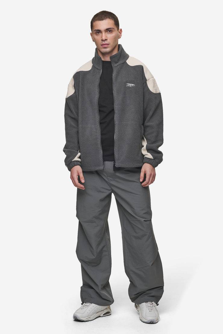 Pegador Willett Fleece Jacket Anthracite Light Beige Günstig kaufen