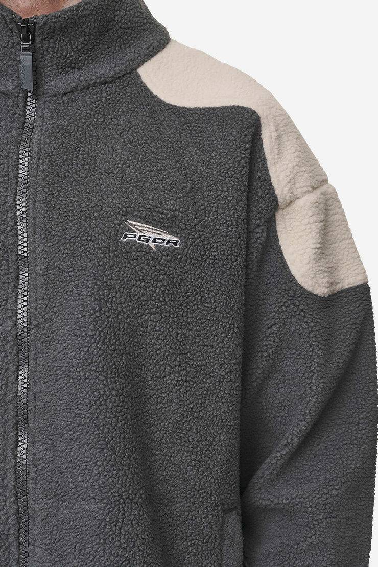 Pegador Willett Fleece Jacket Anthracite Light Beige Günstig kaufen