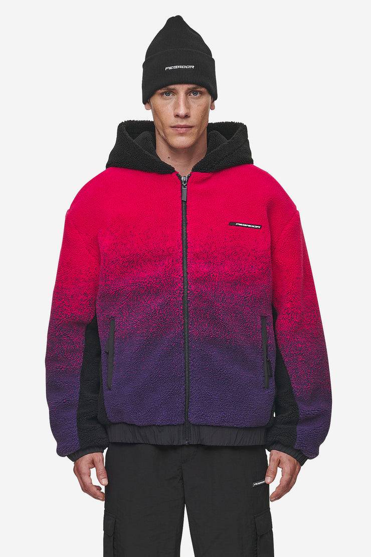 Pegador Absecon Teddy Jacket Virtual Pink Deep Purple Black Großer Ausverkauf