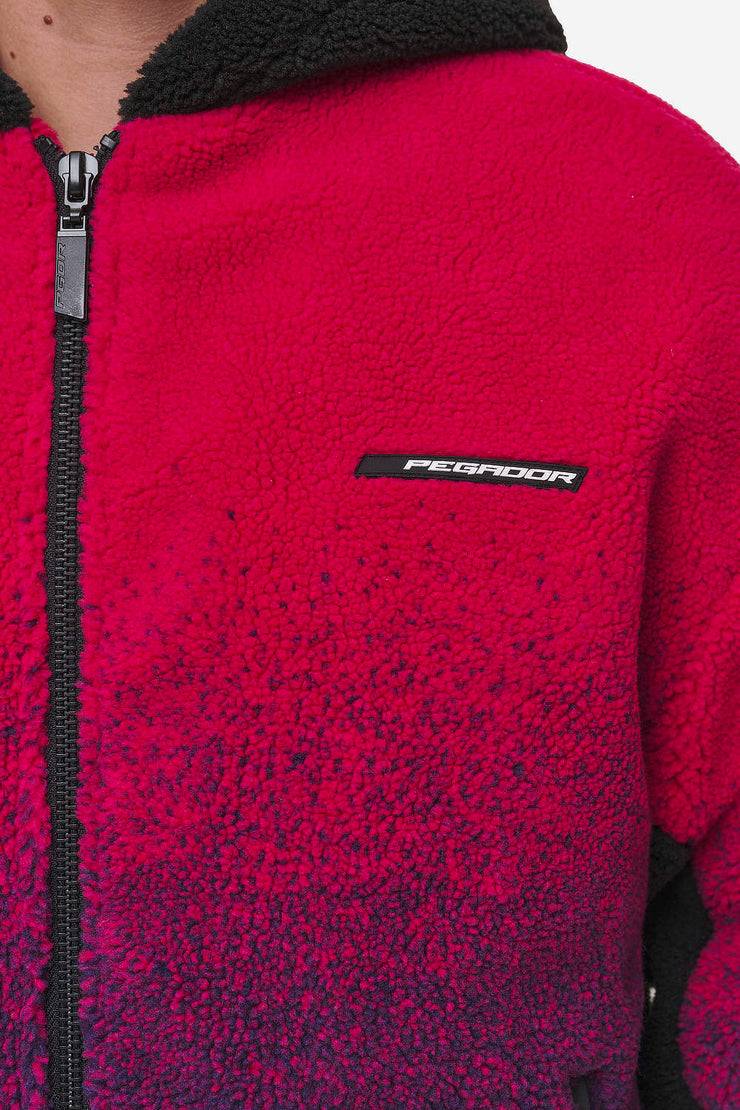 Pegador Absecon Teddy Jacket Virtual Pink Deep Purple Black Großer Ausverkauf