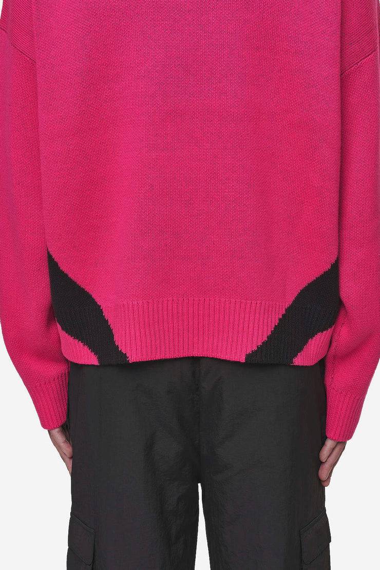 Pegador Kazan Boxy Knit Sweater Virtual Pink Black Begrenztes Angebot