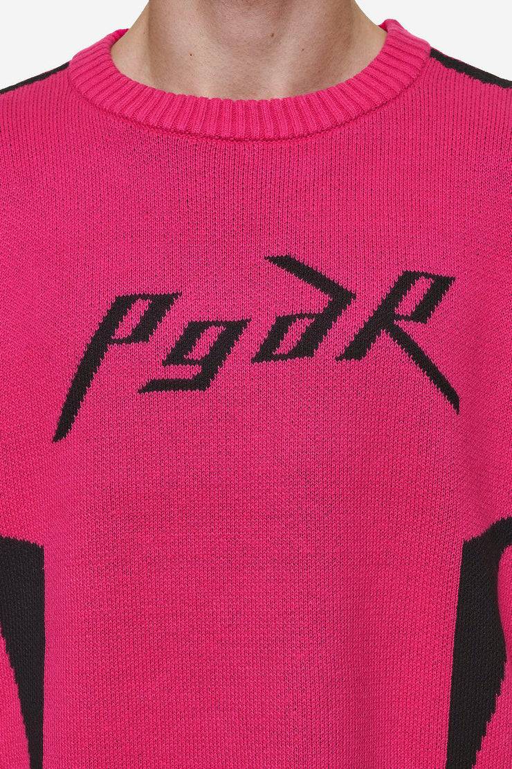 Pegador Kazan Boxy Knit Sweater Virtual Pink Black Begrenztes Angebot
