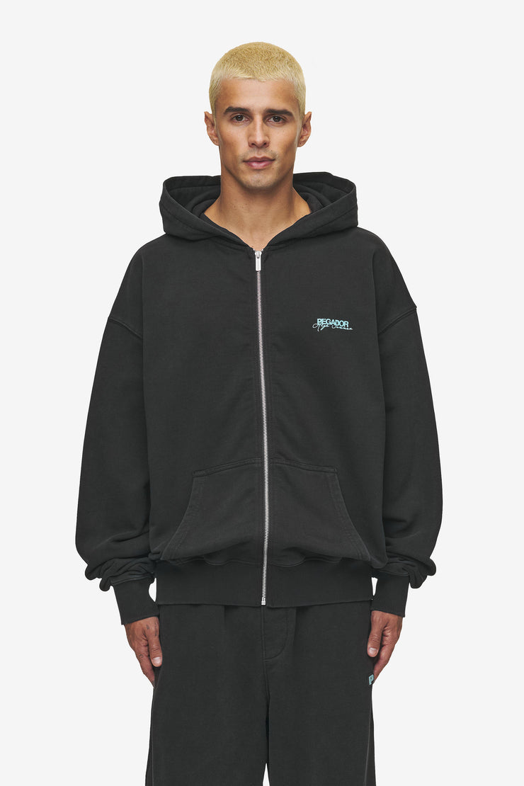 Pegador Patino Oversized Sweat Jacket Vintage Black Valentinstagsangebot