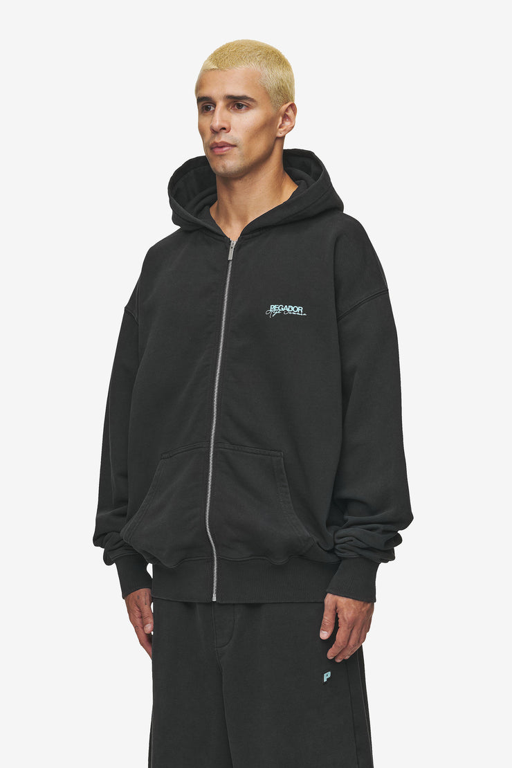 Pegador Patino Oversized Sweat Jacket Vintage Black Valentinstagsangebot