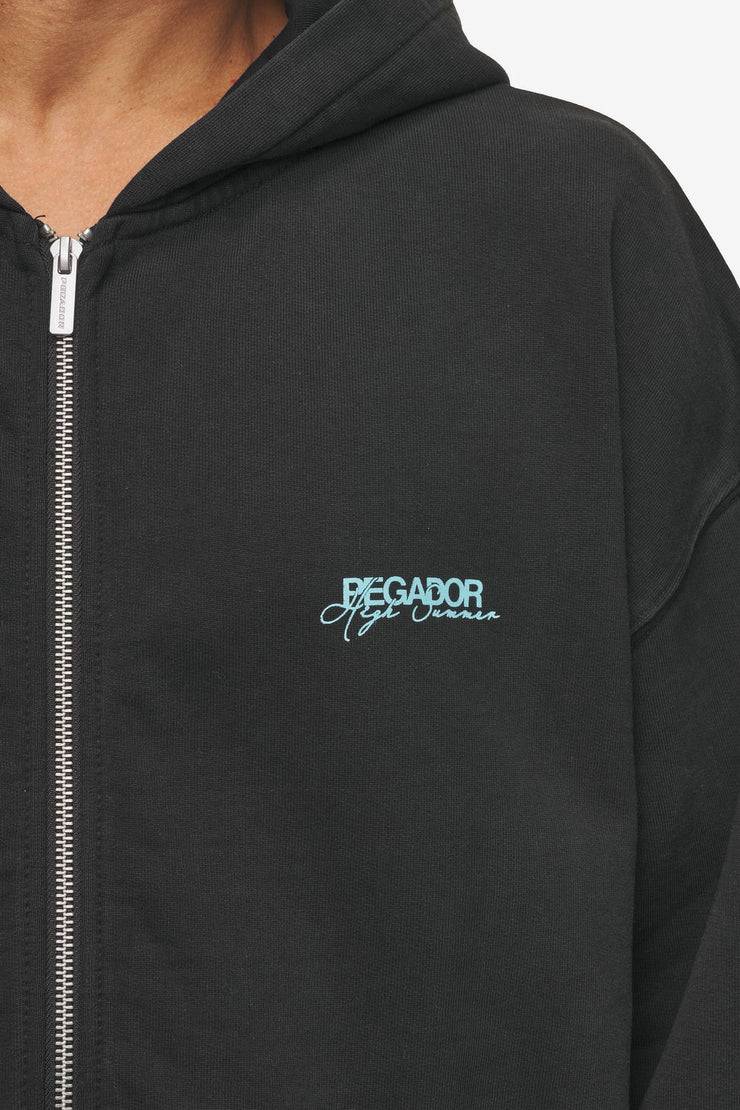 Pegador Patino Oversized Sweat Jacket Vintage Black Valentinstagsangebot