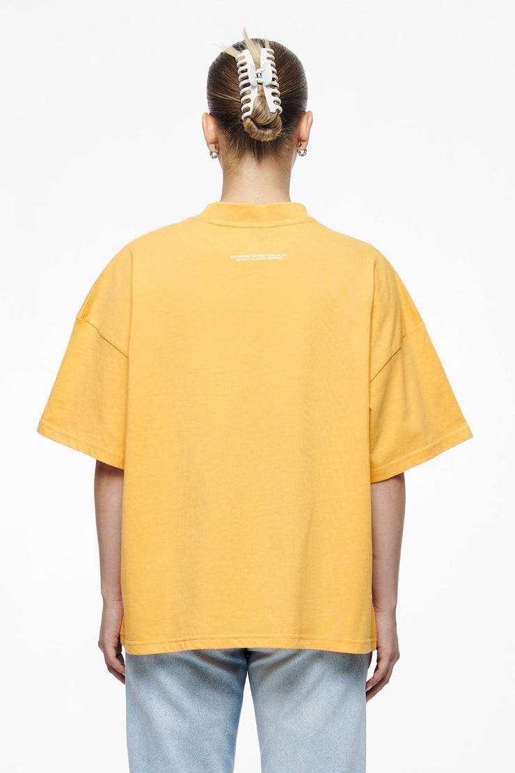 Pegador Birca Heavy Oversized Tee Vintage Washed Golden Sun Heißer Verkauf