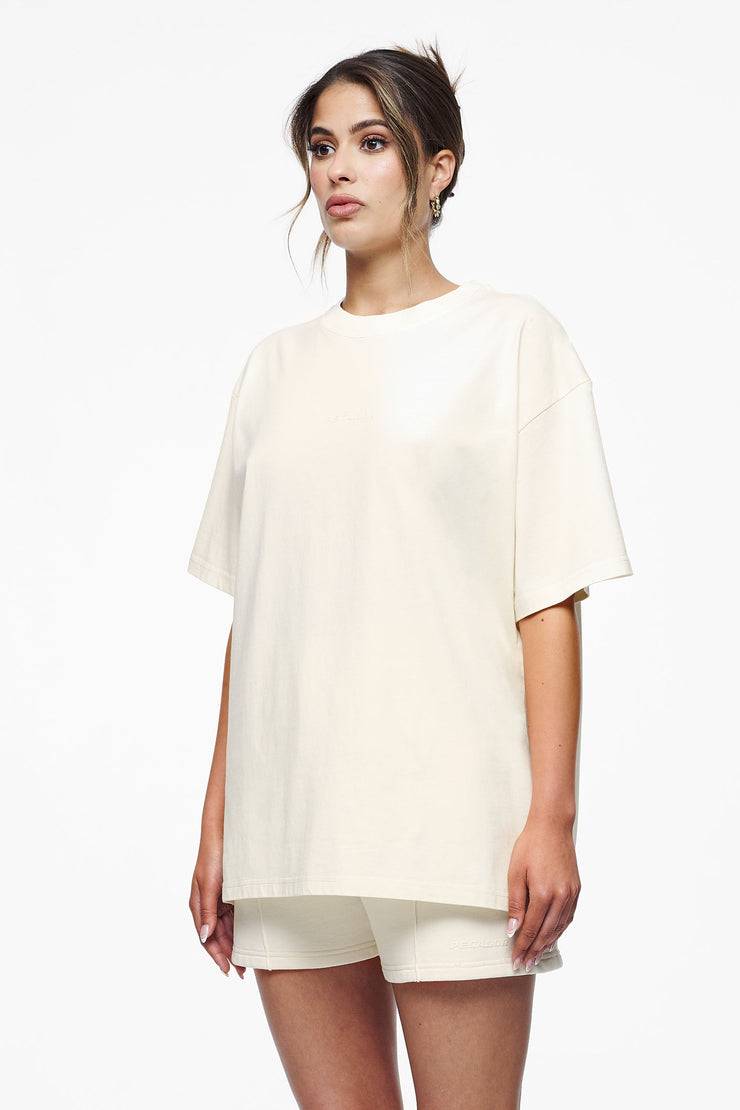 Pegador Bel Air Heavy Oversized Tee Vintage Washed Unbleached Gum Top Angebot
