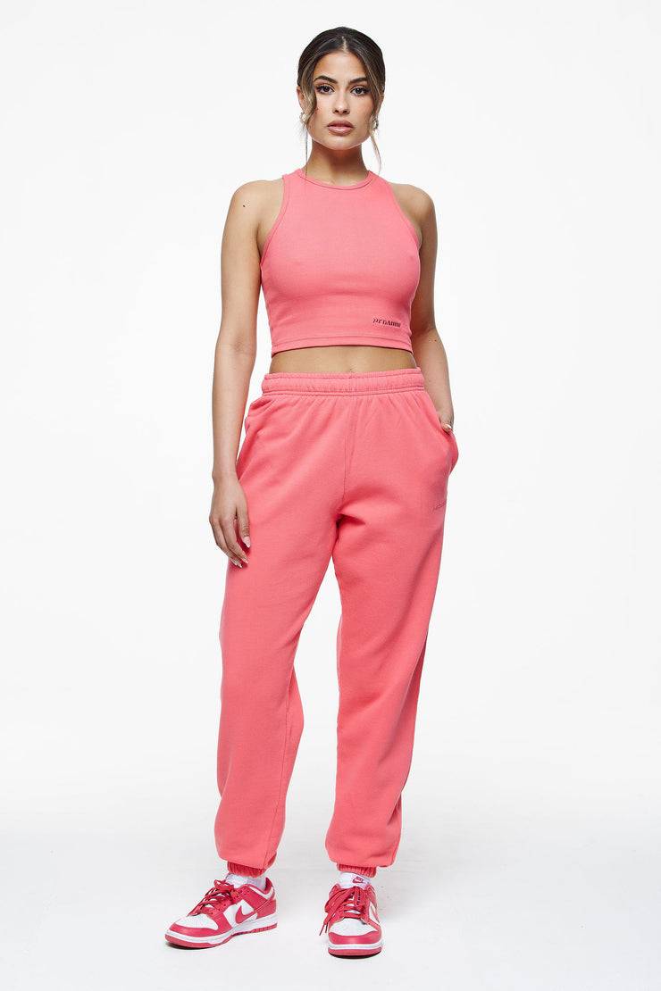 Pegador Ayla Crop Top Vintage Washed Strawberry Online Outlet
