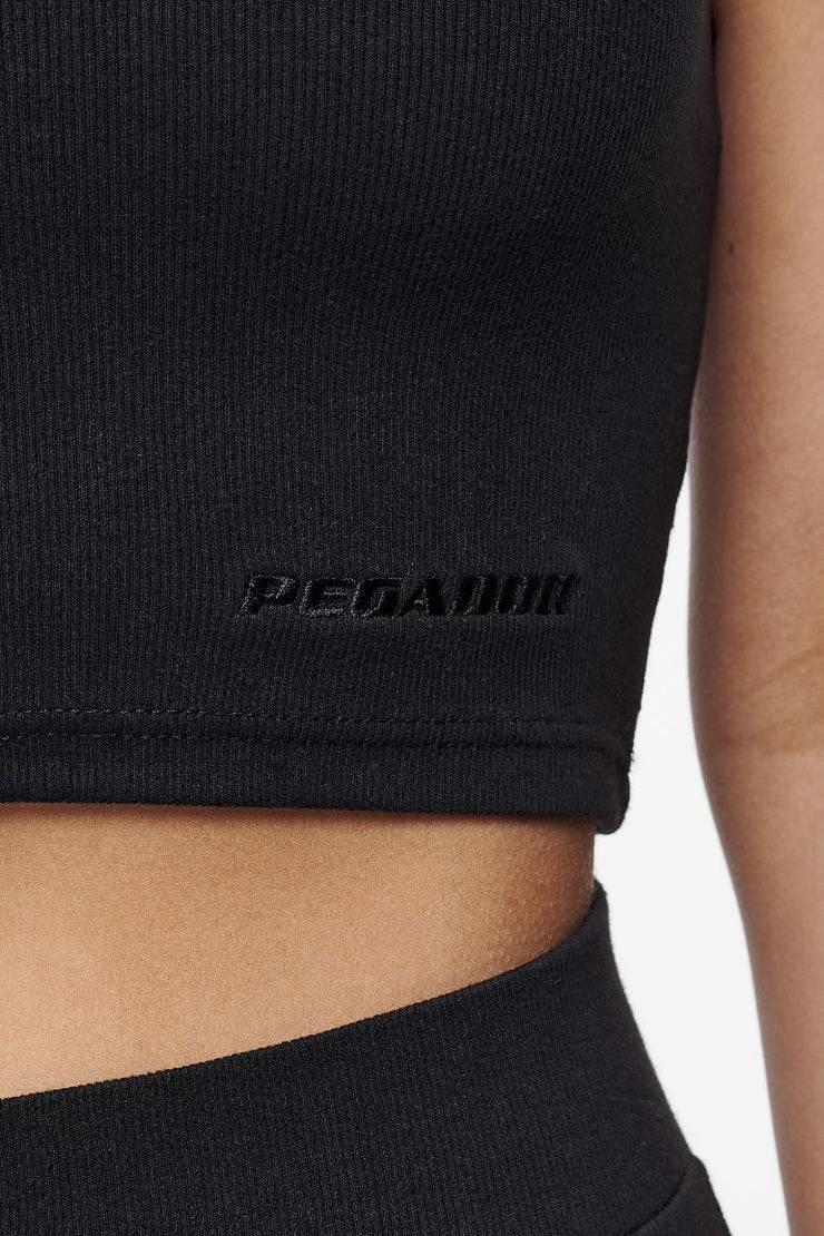 Pegador Ayla Crop Top Black Zeitlich begrenztes Angebot