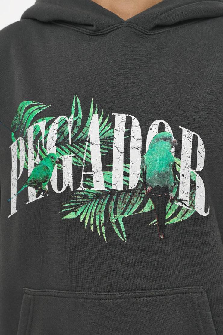 Pegador Palm Oversized Hoodie Vintage Washed Iron Grey Tägliche Deals