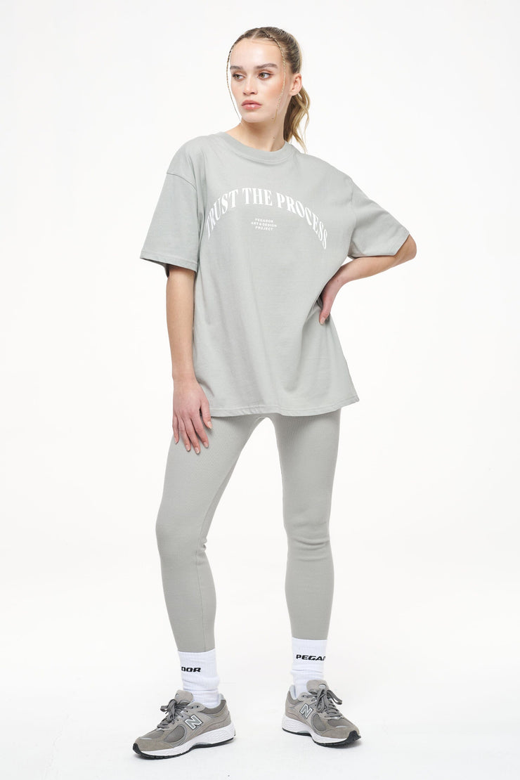 Pegador Topa Oversized Tee Vintage Washed Quiet Gray Riesige Ersparnisse