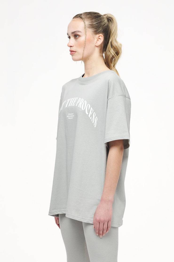 Pegador Topa Oversized Tee Vintage Washed Quiet Gray Riesige Ersparnisse