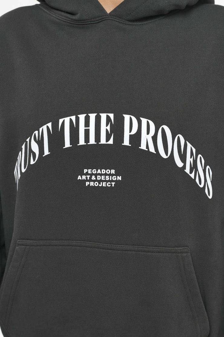 Pegador Topa Oversized Hoodie Vintage Washed Iron Grey VIP-Rabatte