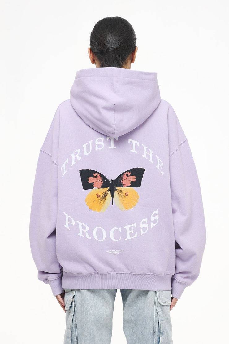 Pegador Mace Oversized Hoodie Vintage Washed Purple Paste Tiefpreis