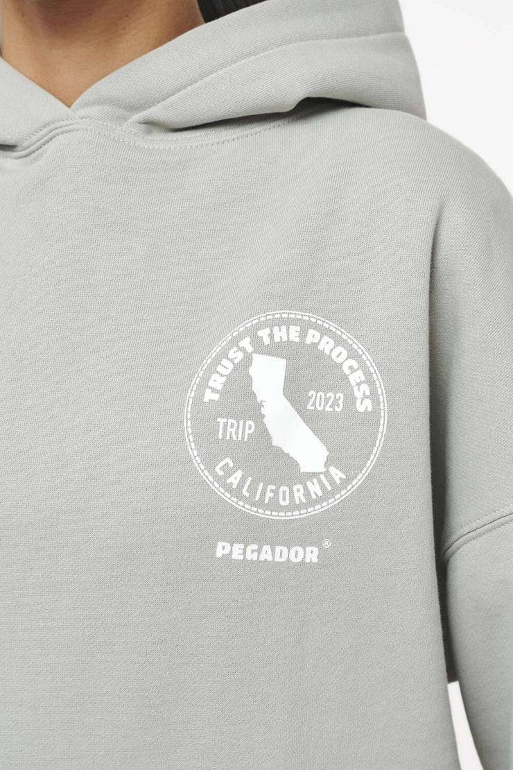 Pegador Jay Oversized Hoodie Vintage Washed Quiet Gray Wochenangebot