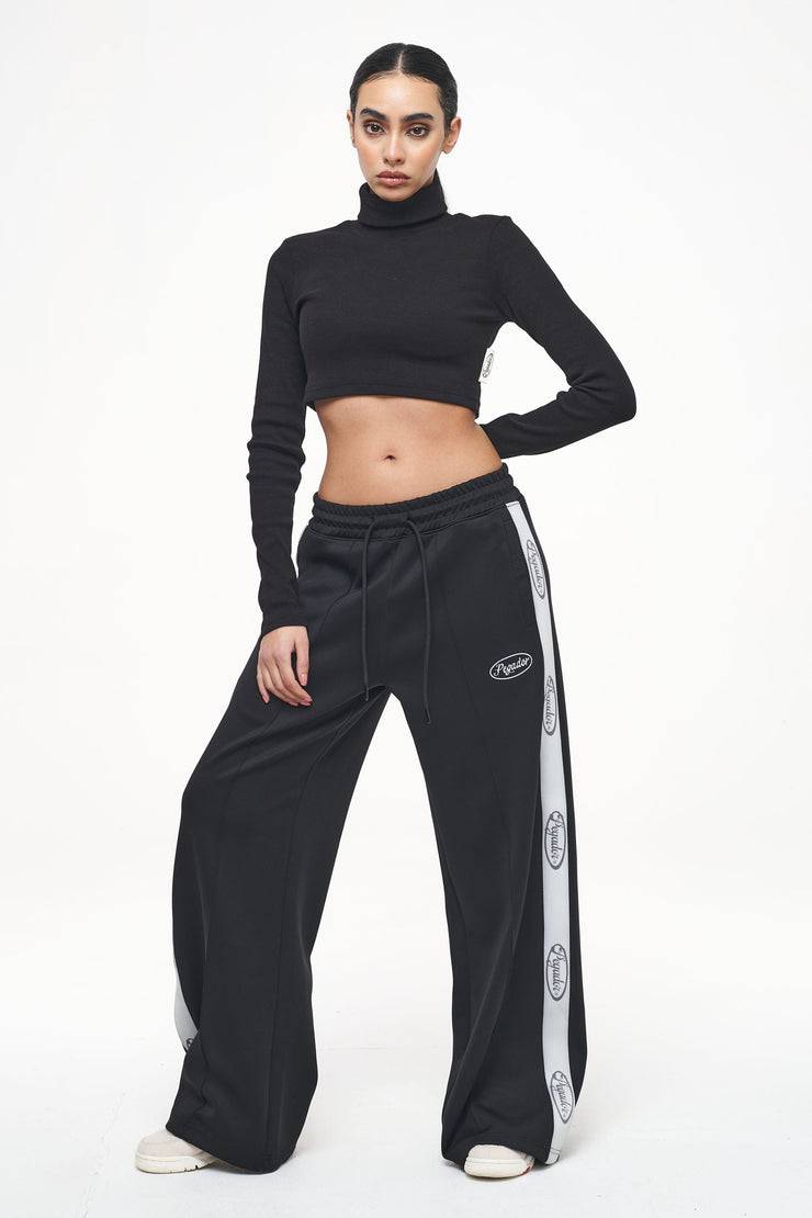 Pegador Zito Rib Cropped Turtleneck Longsleeve Black Letzte 3 Tage