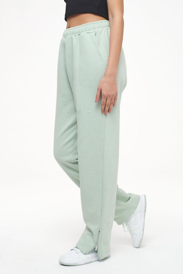 Pegador Olvera Straight Sweat Pants Vintage Washed Milky Green Zeitbegrenzte Promotion