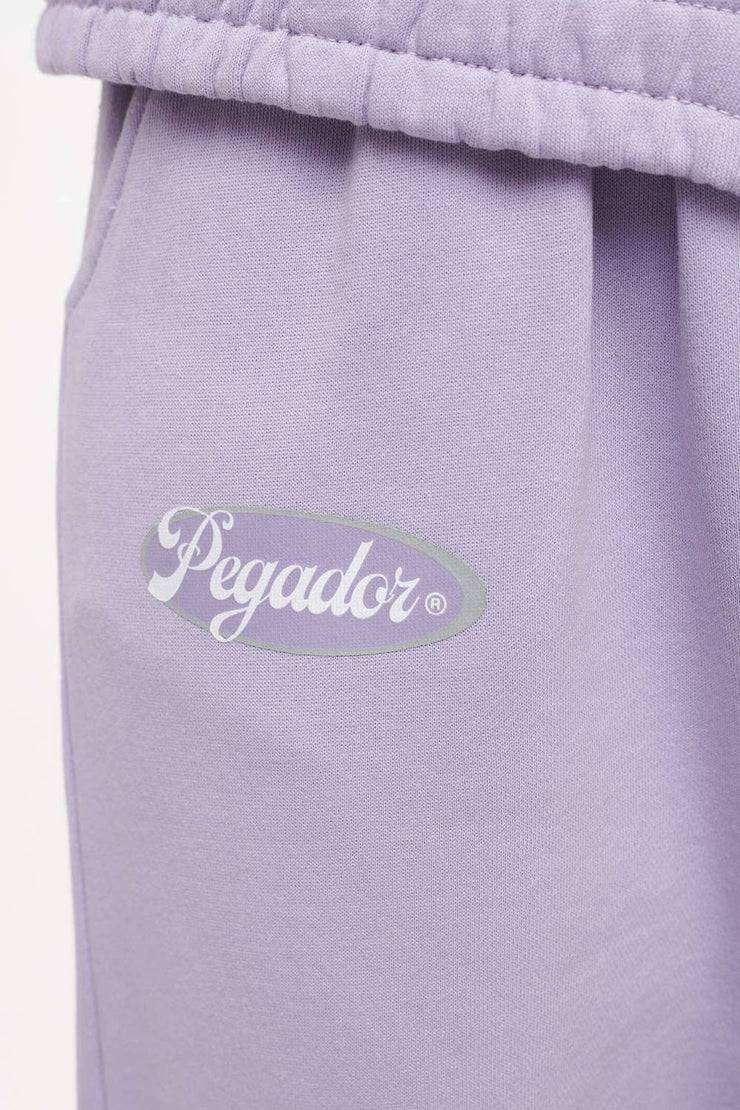 Pegador Olvera Straight Sweat Pants Vintage Washed Purple Paste Bis zu 50% Rabatt
