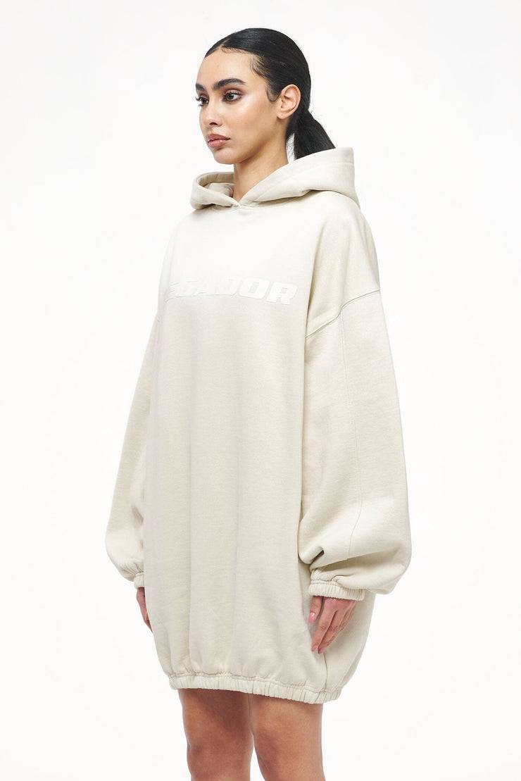 Pegador Lulea Oversized Hoodie Dress Vintage Washed Angels Cream Nur noch ein Tag übrig