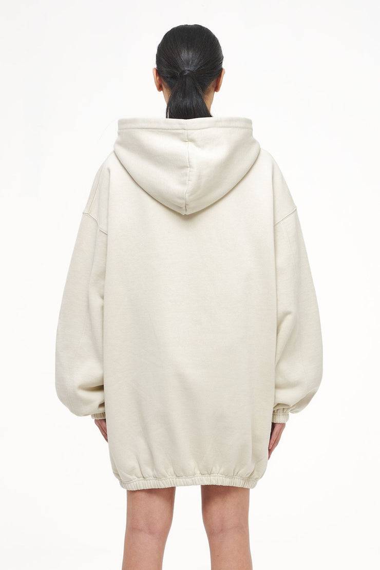 Pegador Lulea Oversized Hoodie Dress Vintage Washed Angels Cream Nur noch ein Tag übrig