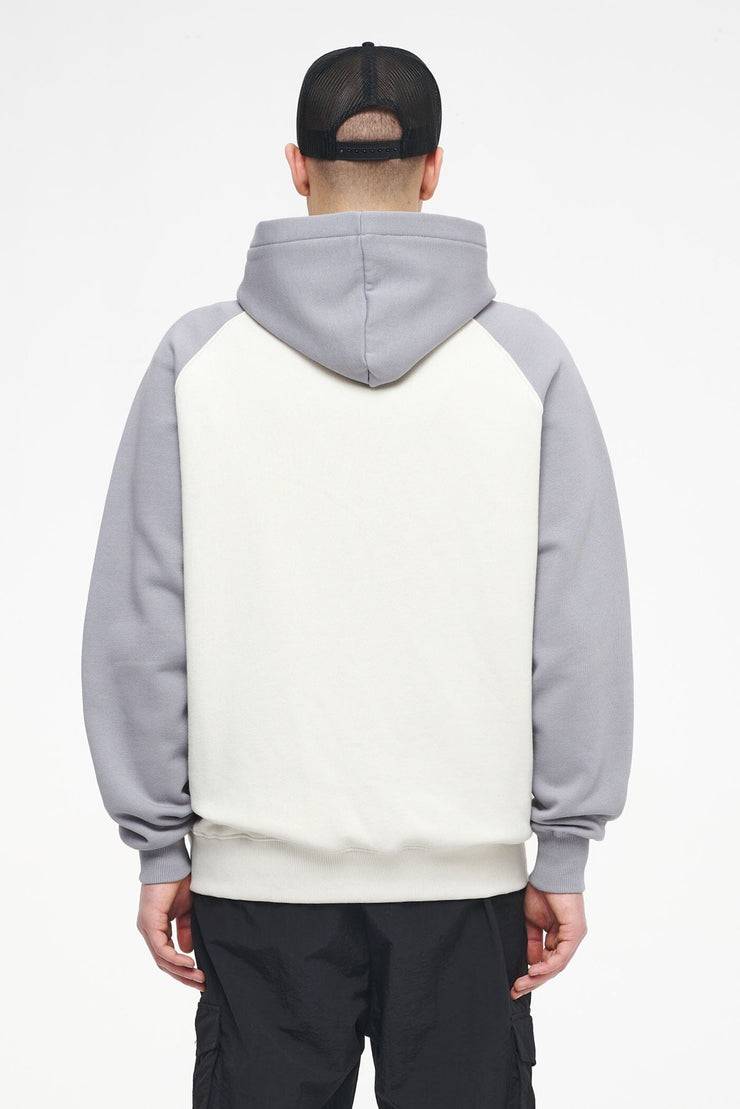 Pegador Keefer Raglan Hoodie Vintage Washed Angels Cream Dusk Grey Speichern exportieren