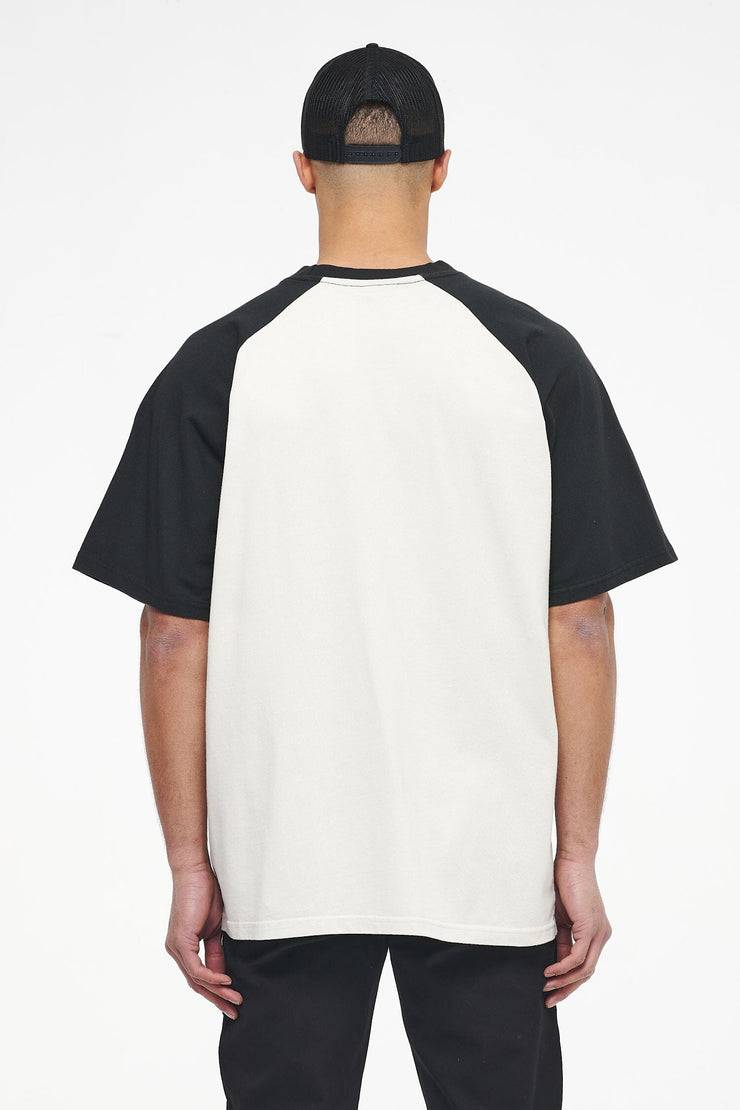 Pegador Hudson Raglan Oversized Tee Vintage Washed Angels Cream Black Ink Black Friday Preise