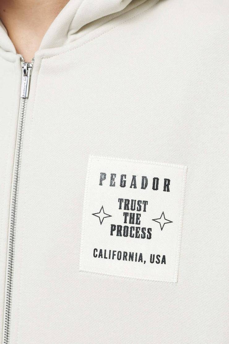 Pegador Salal Oversized Sweat Jacket Vintage Washed Angels Cream zollfrei