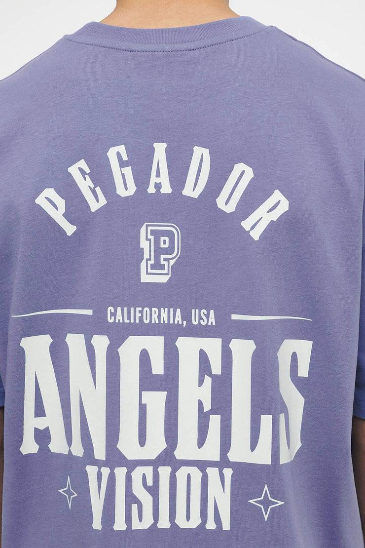 Pegador Salal Oversized Tee Vintage Washed Magic Violet 2025