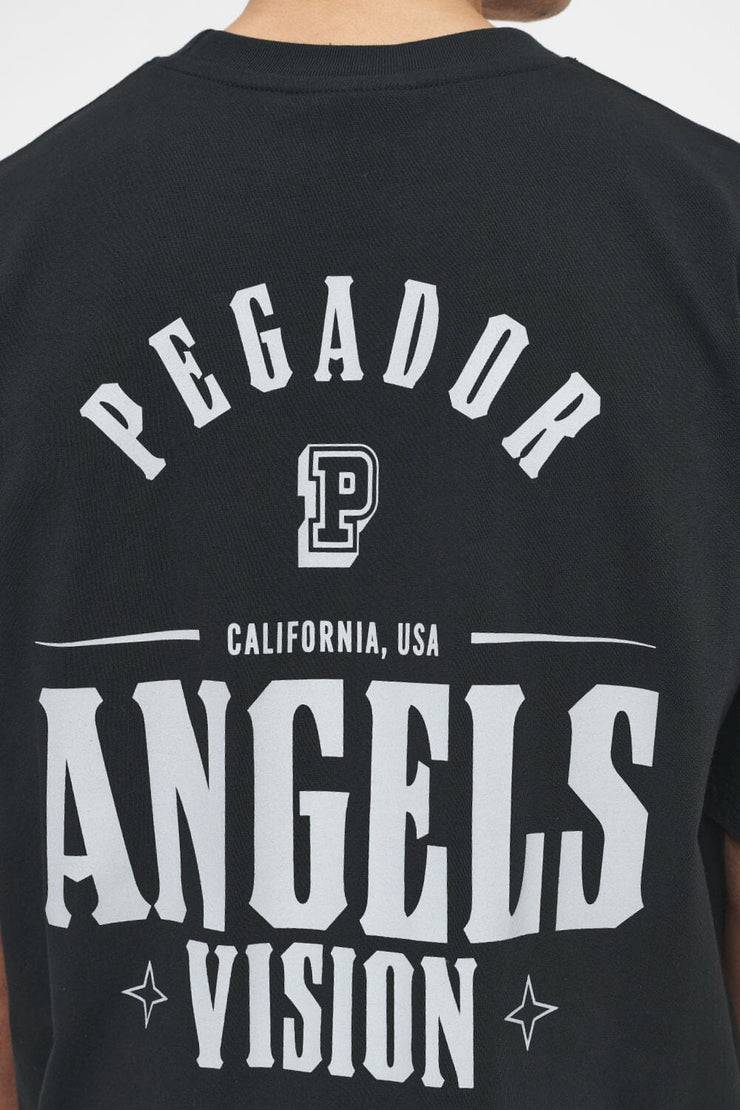 Pegador Salal Oversized Tee Vintage Washed Black Ink Online
