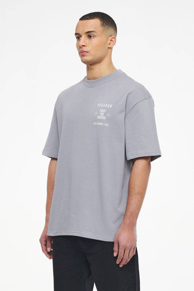 Pegador Salal Oversized Tee Vintage Washed Dusk Grey Outlet