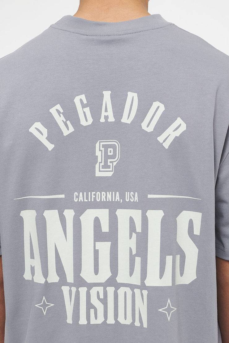 Pegador Salal Oversized Tee Vintage Washed Dusk Grey Outlet