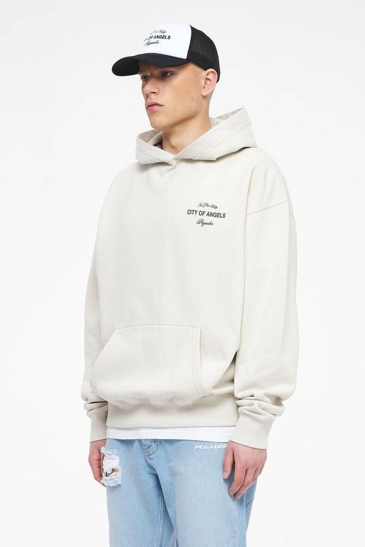 Pegador Wallace Oversized Hoodie Vintage Washed Angels Cream Auslauf